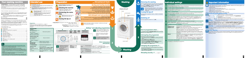 Image de la première page du manuel de l'appareil WM10E277EE