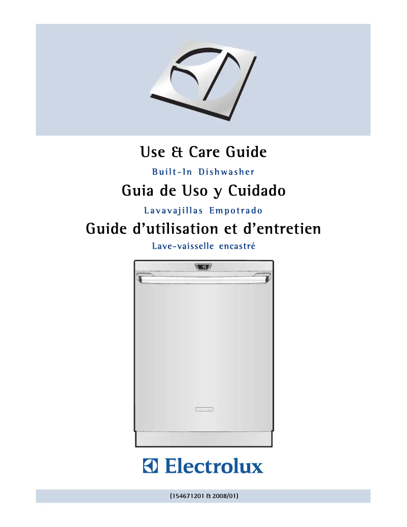 Page 1 de la notice Manuel utilisateur Electrolux EIDW6105GW