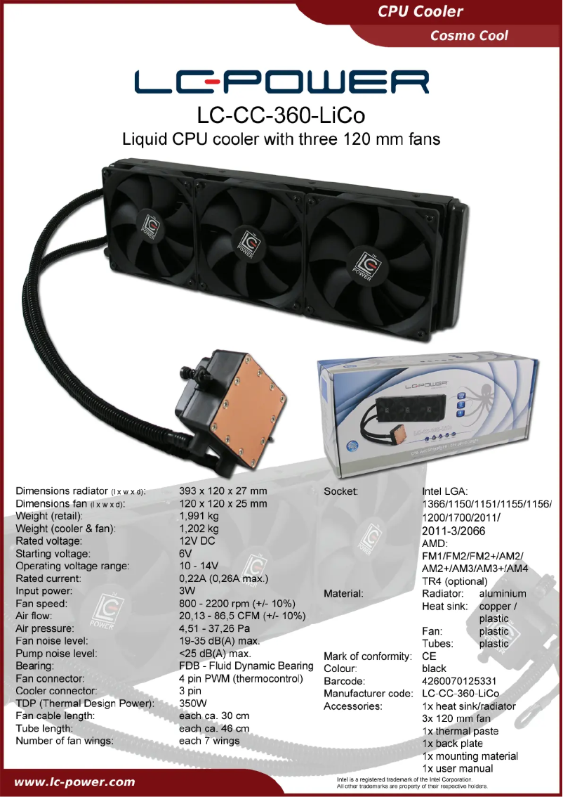 Image de la première page du manuel de l'appareil LC-CC-360-LiCo