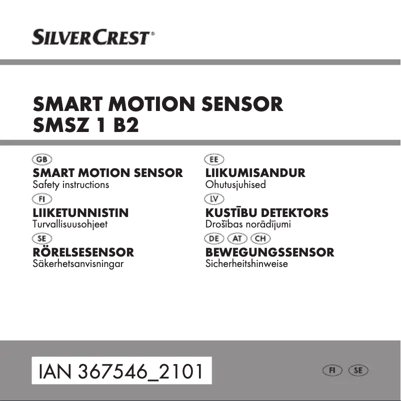 Page 1 de la notice Manuel utilisateur SilverCrest SMSZ 1 B2