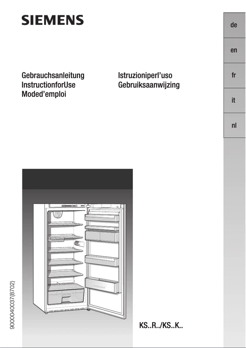 Image de la première page du manuel de l'appareil KS30RV11