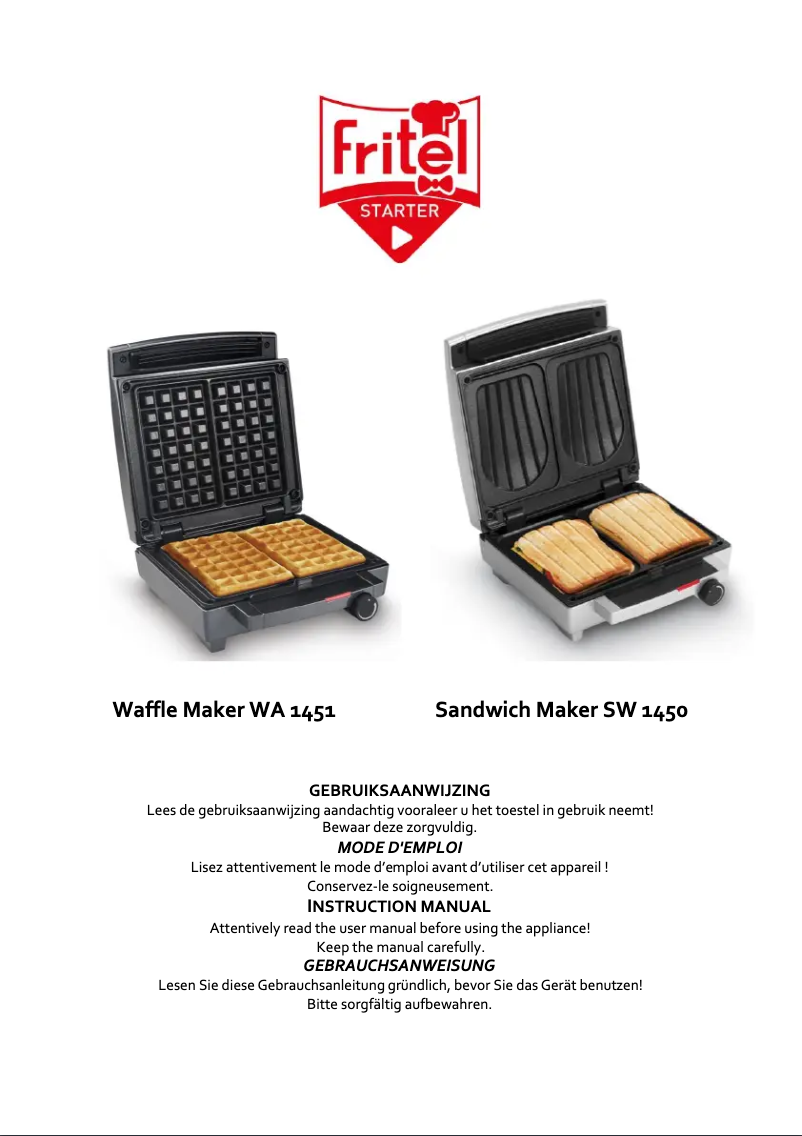 Page 1 de la notice Manuel utilisateur Fritel SW 1450