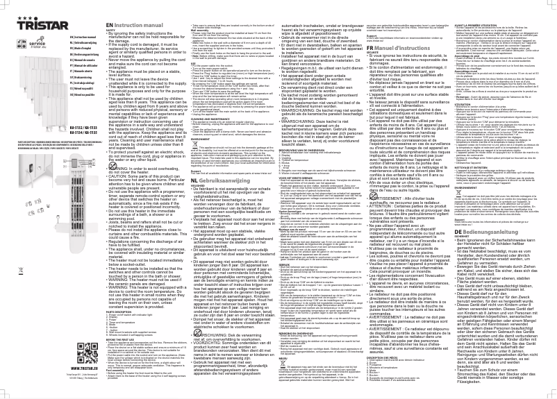 Image de la première page du manuel de l'appareil KA-5132