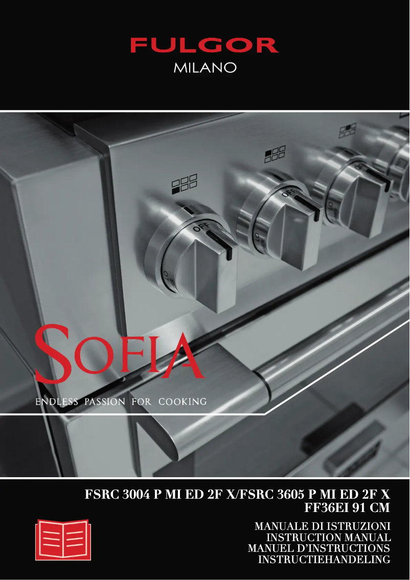 Página 1 del manual Manual de usuario Fulgor Milano FSRC 3605 P MI ED 2F MBK