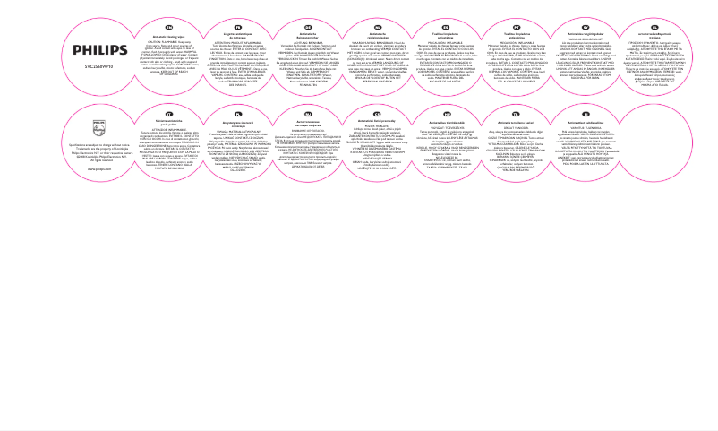 Image de la première page du manuel de l'appareil SVC2560W