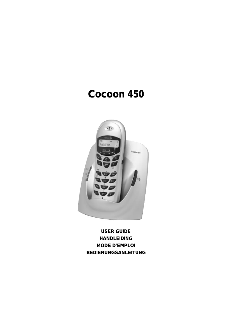 Página 1 del manual Manual de usuario Topcom Cocoon 450