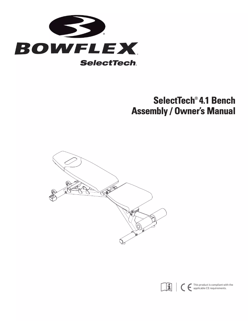 Página 1 del manual Manual de usuario Bowflex SelectTech 4.1