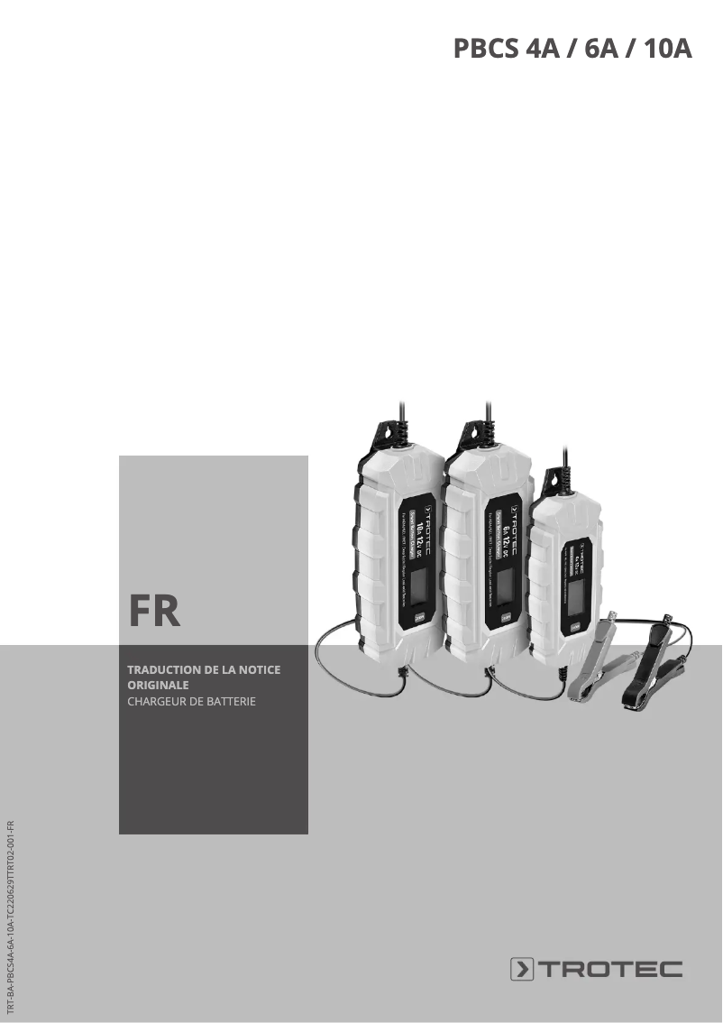 Page n°1 - Manuel utilisateur Trotec PBCS 6A