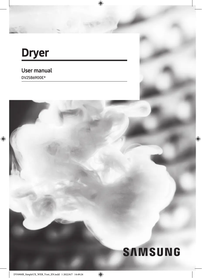 Image de la première page du manuel de l'appareil DV25B6900HW