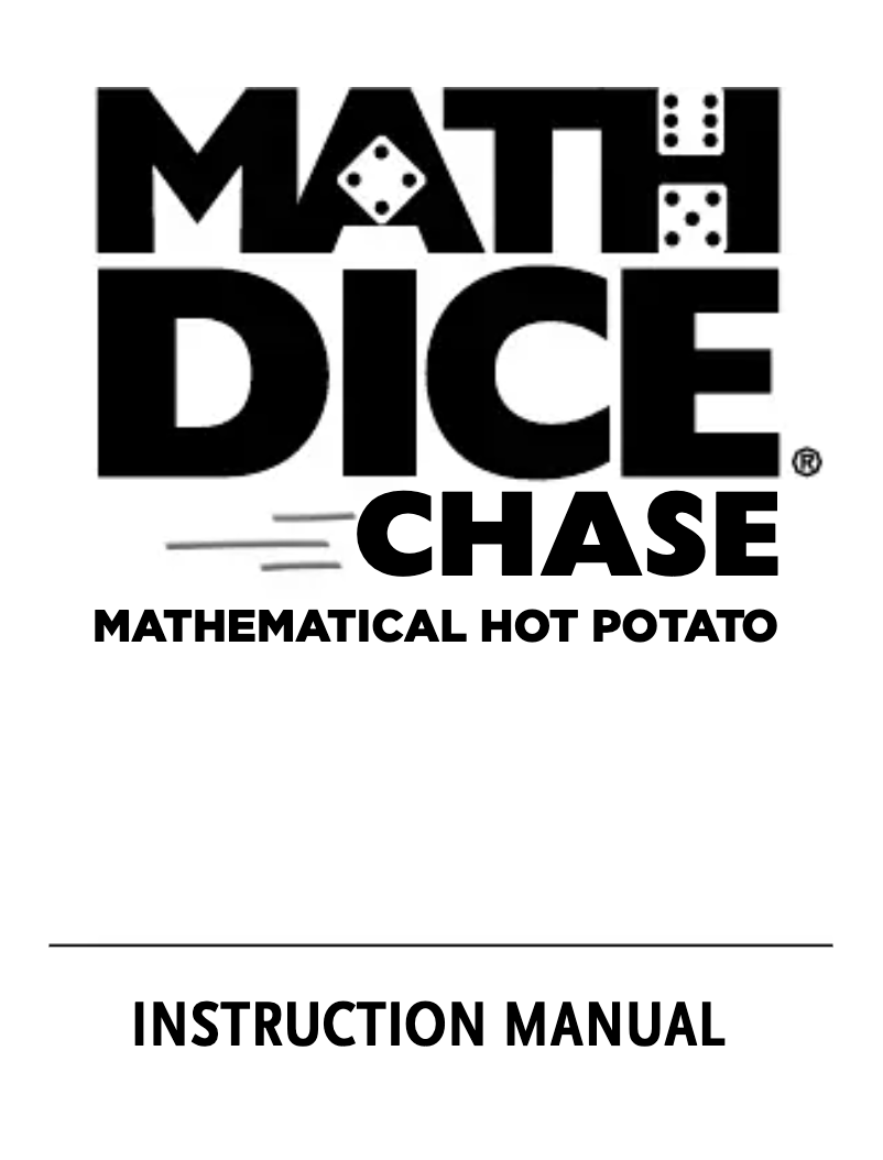 Page n°1 - Manuel utilisateur ThinkFun Math Dice Chase