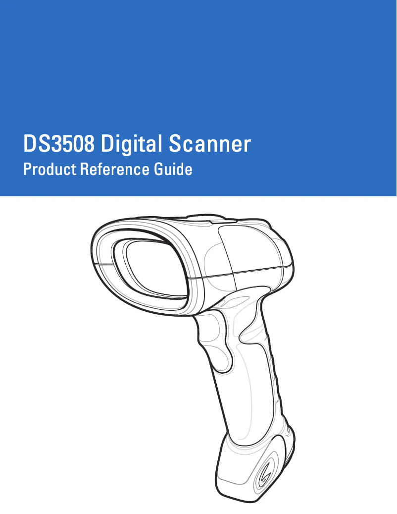 Page n°1 - Manuel utilisateur Zebra DS3508