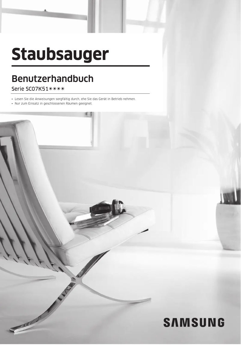 Page n°1 - Manuel utilisateur Samsung SC07K51G0HG
