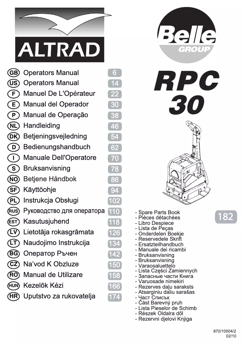Página 1 del manual Manual de usuario Lescha BELLE RPC 30