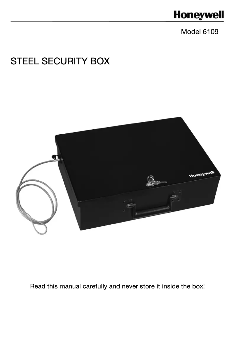 Page 1 de la notice Manuel utilisateur Honeywell 6109