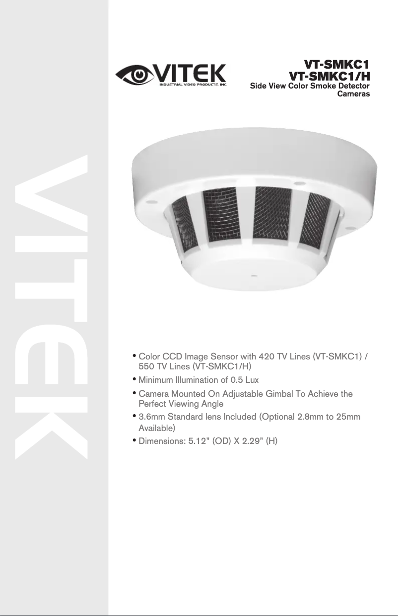 Image de la première page du manuel de l'appareil VT-SMKC1