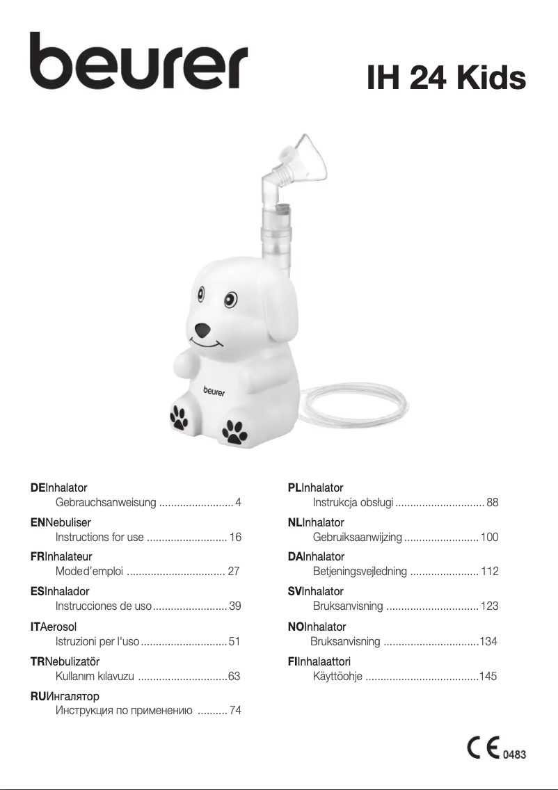 Page n°1 - Manuel utilisateur Beurer IH 24 Kids