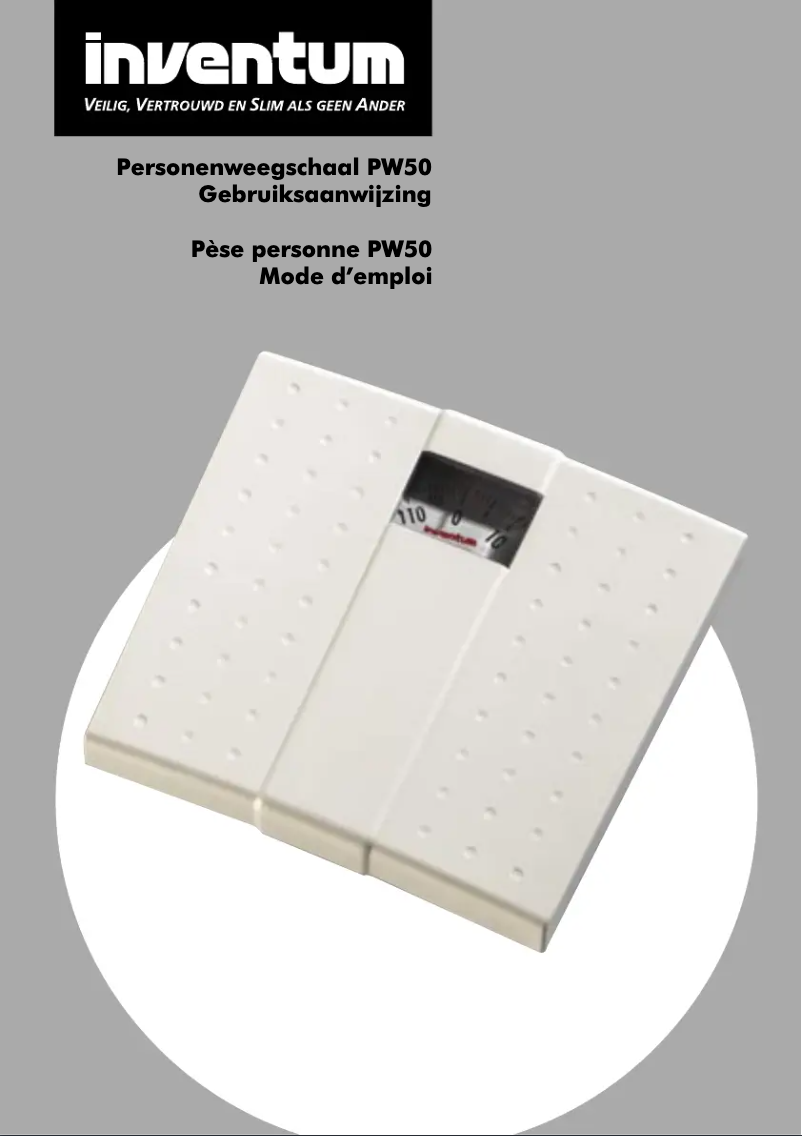 Page n°1 - Manuel utilisateur Inventum PW50