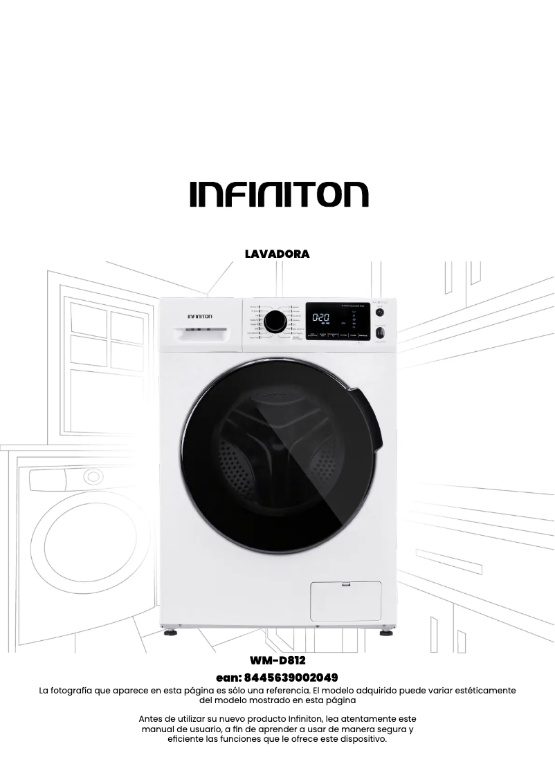Page n°1 - Manuel utilisateur Infiniton WM-D812
