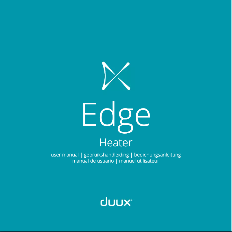 Page n°1 - Manuel utilisateur Duux Edge