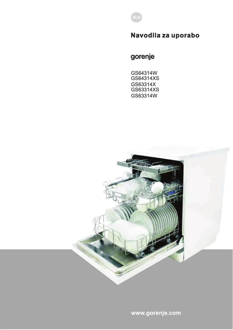 Página 1 del manual Manual de usuario Gorenje GS63314XS