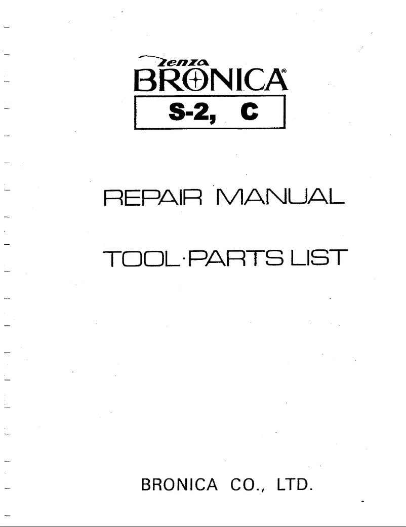 Image de la première page du manuel de l'appareil S2