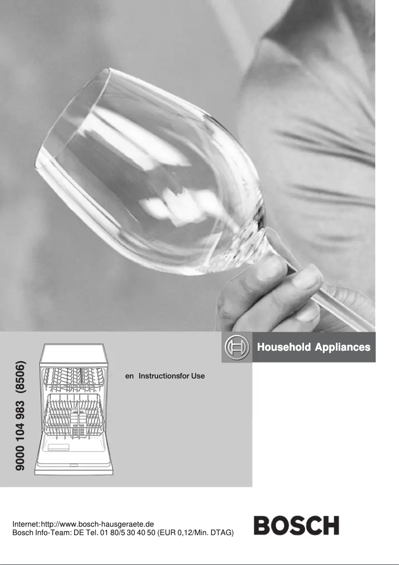 Page n°1 - Manuel utilisateur Bosch SGS56E32EU