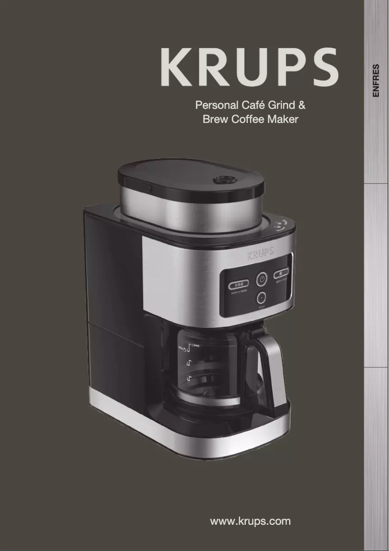 Page 1 de la notice Manuel utilisateur Krups KM550D