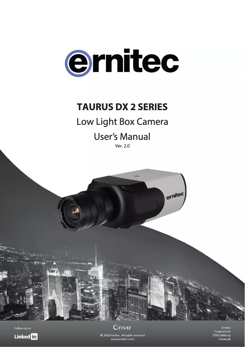 Page 1 de la notice Manuel utilisateur Ernitec TAURUS DX 622