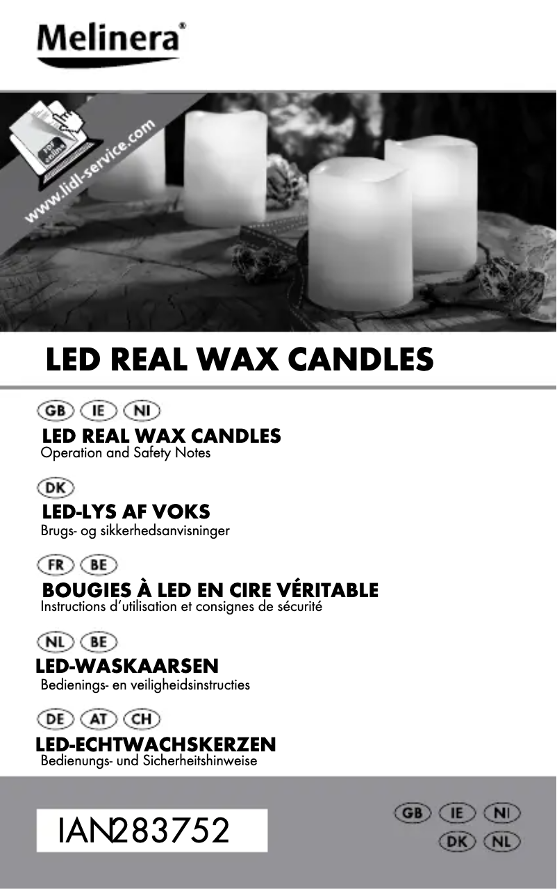 Image de la première page du manuel de l'appareil IAN 283752