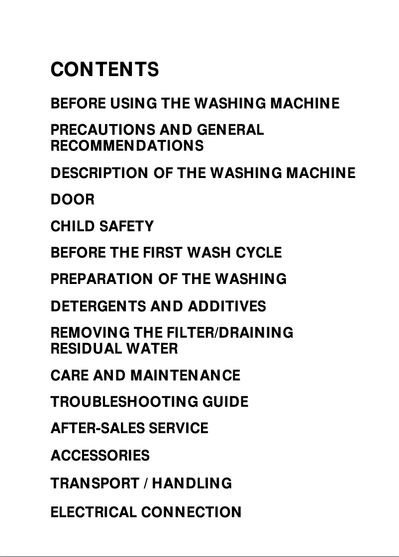 Page 1 de la notice Manuel utilisateur Bauknecht WAK 7304 B