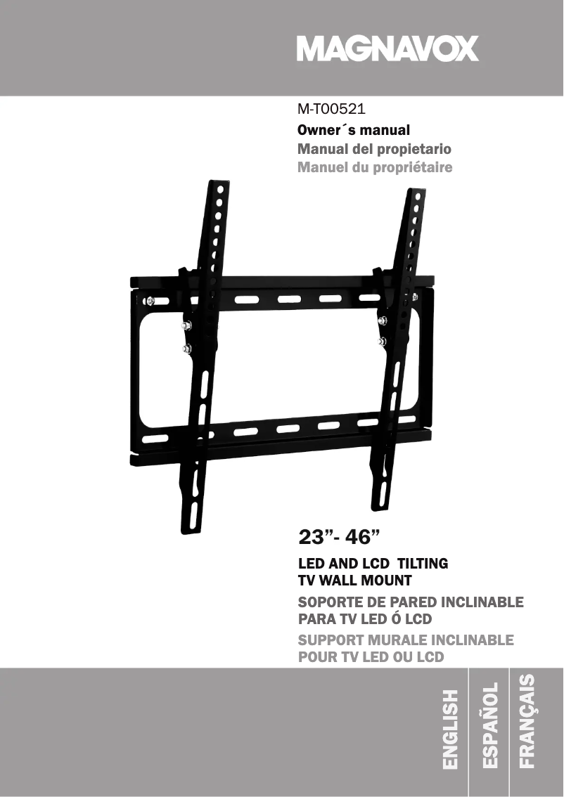 Page 1 de la notice Manuel utilisateur Magnavox M-T00521