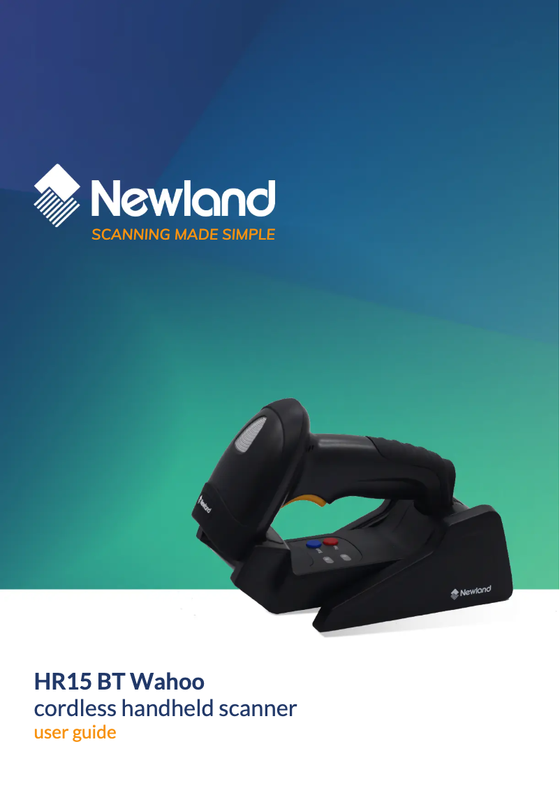 Image de la première page du manuel de l'appareil HR15 BT Wahoo