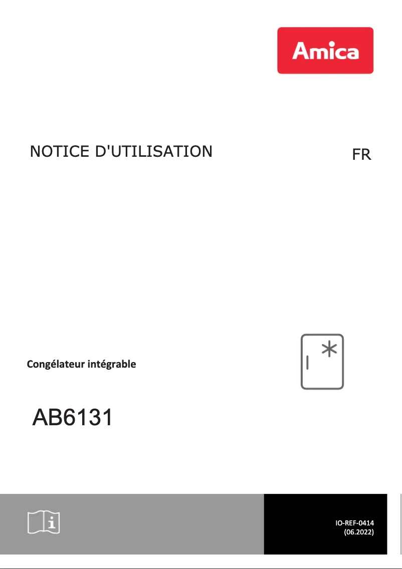 Page 1 de la notice Manuel utilisateur Amica AB6131