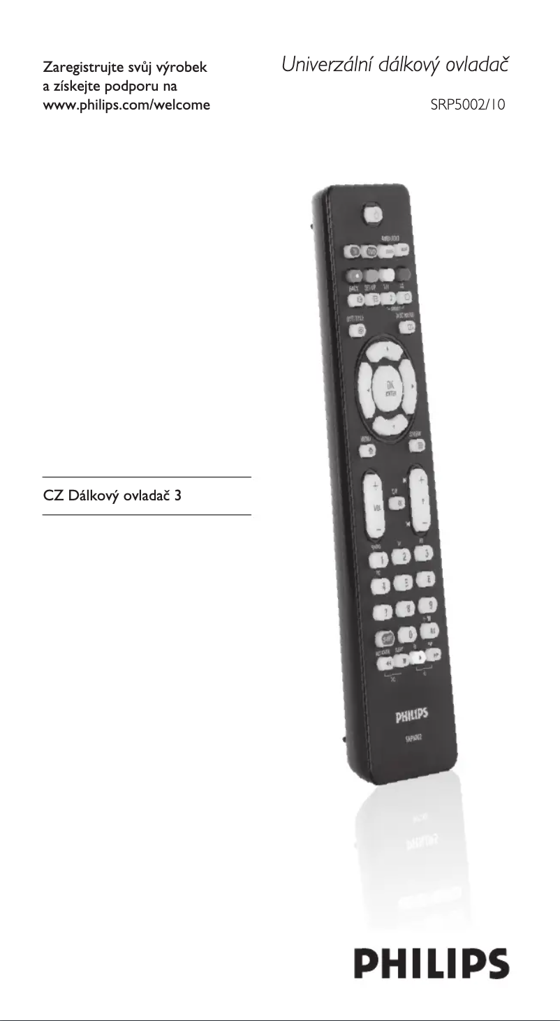 Page 1 de la notice Manuel utilisateur Philips SRP5002