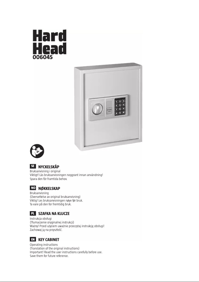 Page 1 de la notice Manuel utilisateur Hard Head 006-045