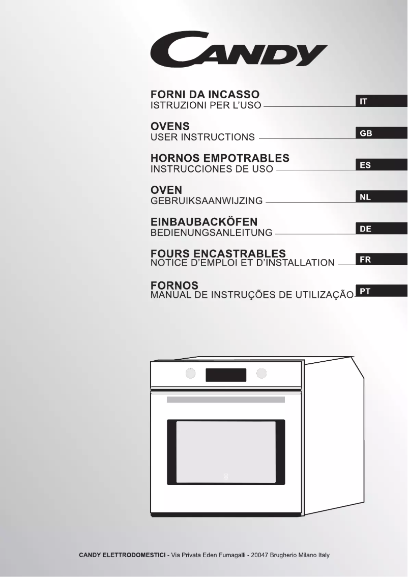 Page n°1 - Manuel utilisateur Candy FPP 6790 X
