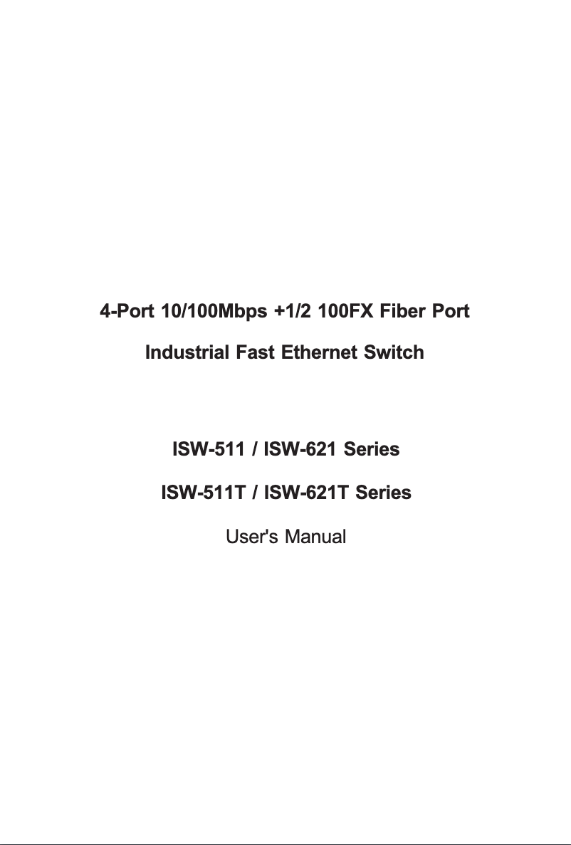 Page n°1 - Manuel utilisateur Planet ISW-621T