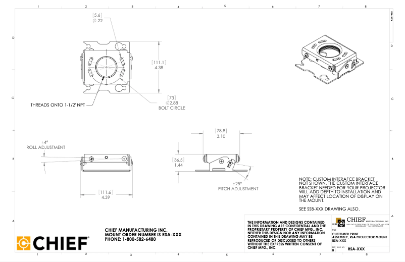 Image de la première page du manuel de l'appareil RSAUW