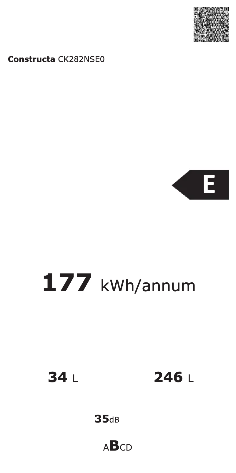 Image de la première page du manuel de l'appareil CK282NSE0