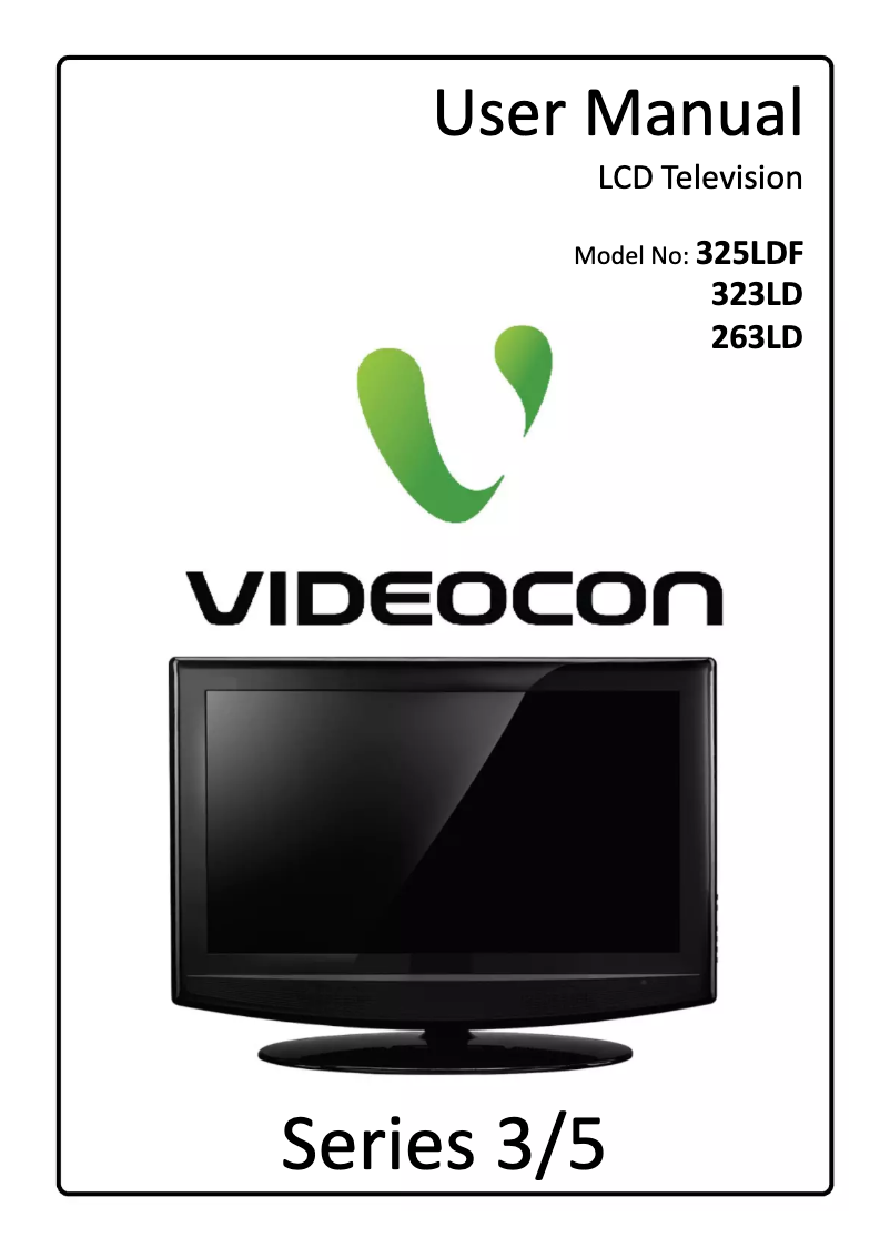 Imagen de la primera página del manual del dispositivo VU323LD