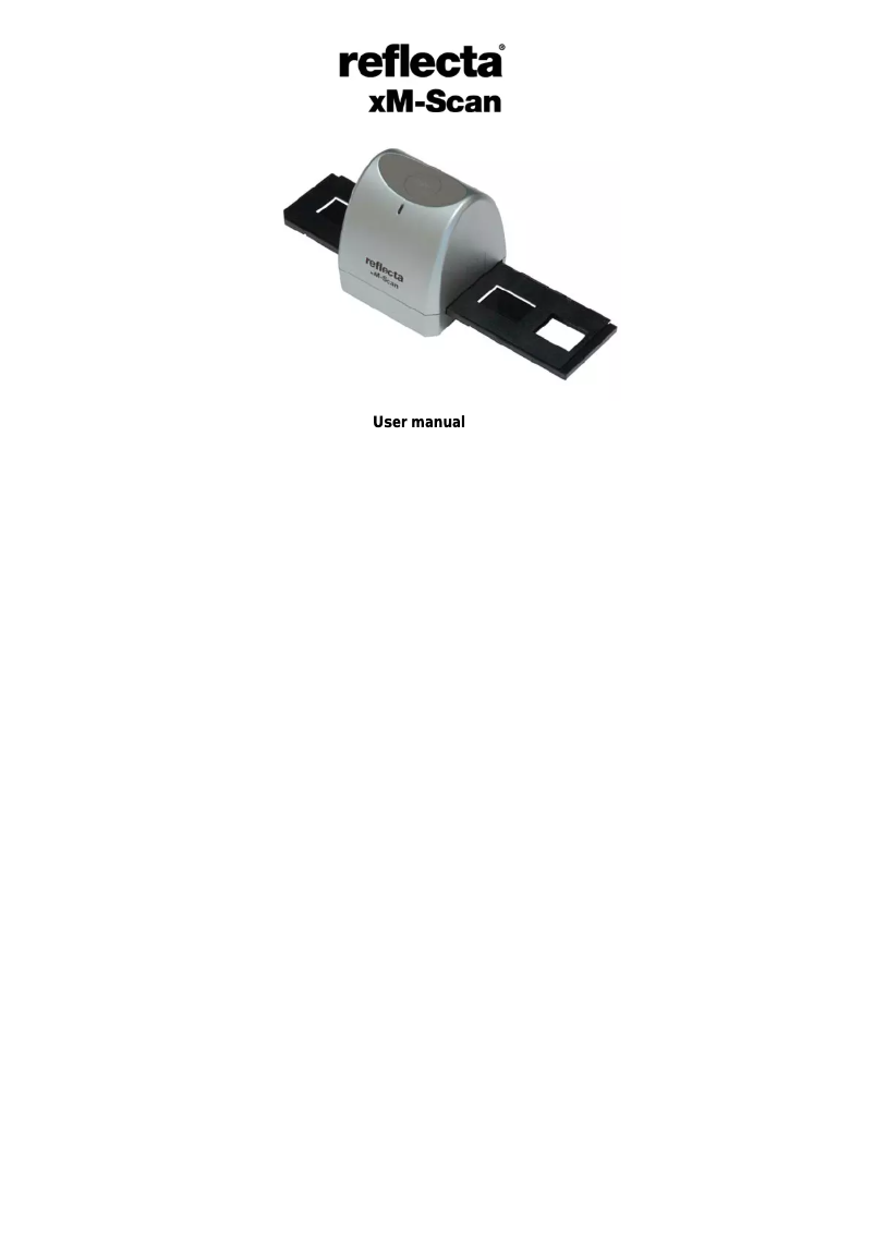 Image de la première page du manuel de l'appareil xM-Scan