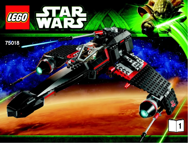 Page 1 de la notice Manuel utilisateur Lego Jek-14.s (TM) Stealth Starfighter