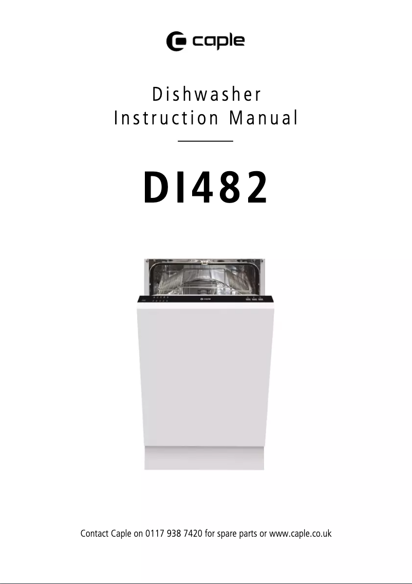 Page 1 of the manual User Manual Caple Di482