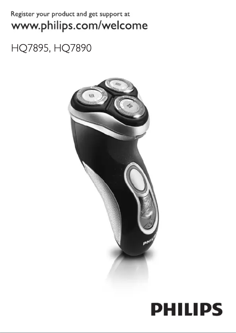 Page n°1 - Manuel utilisateur Philips Speed-XL HQ7895