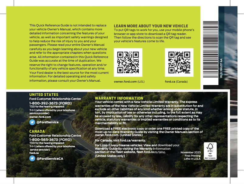 Image de la première page du manuel de l'appareil Explorer (2024)