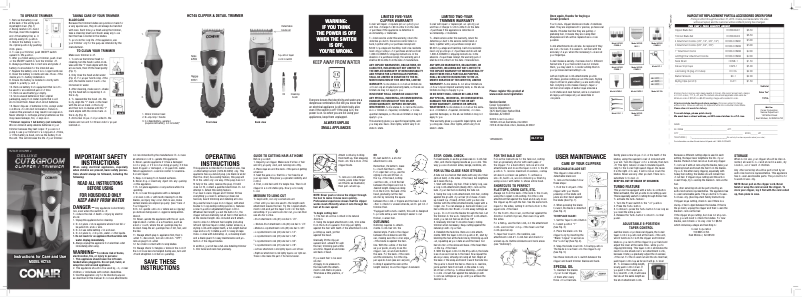 Image de la première page du manuel de l'appareil HCT45N