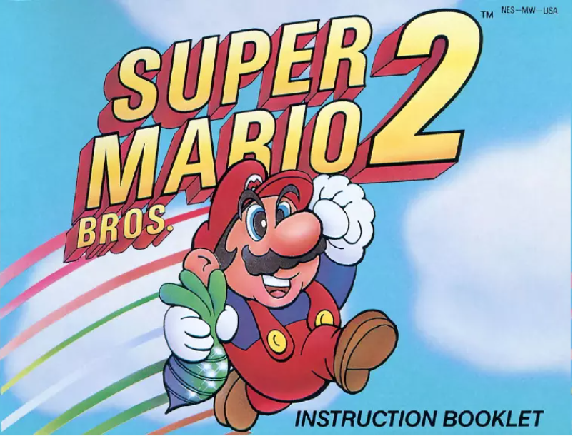 Page n°1 - Manuel utilisateur Nintendo Super Mario Bros. 2 (NES)