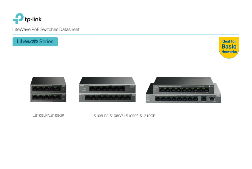 Página 1 del manual Guía de instalación TP-Link LS105LP