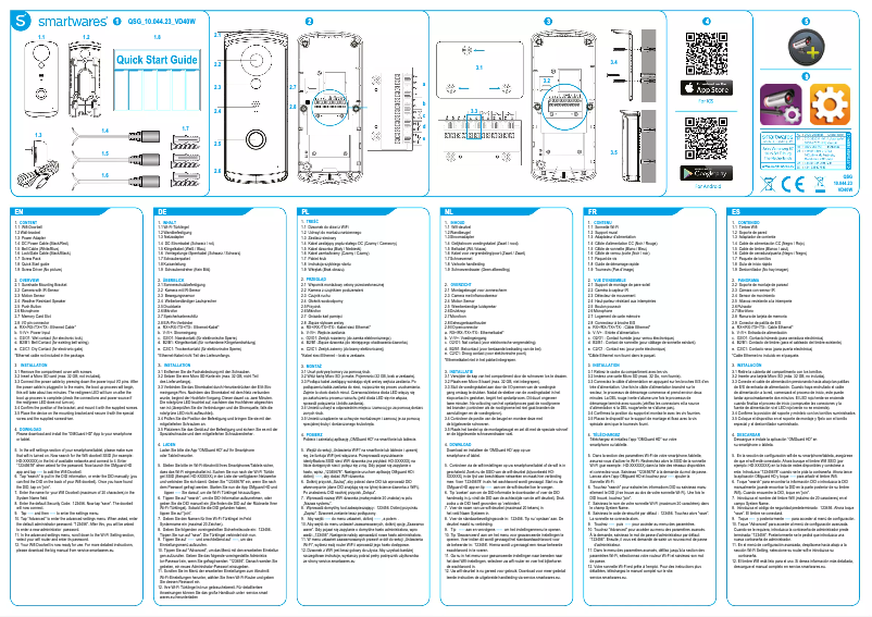 Page 1 de la notice Manuel utilisateur Smartwares VD40W