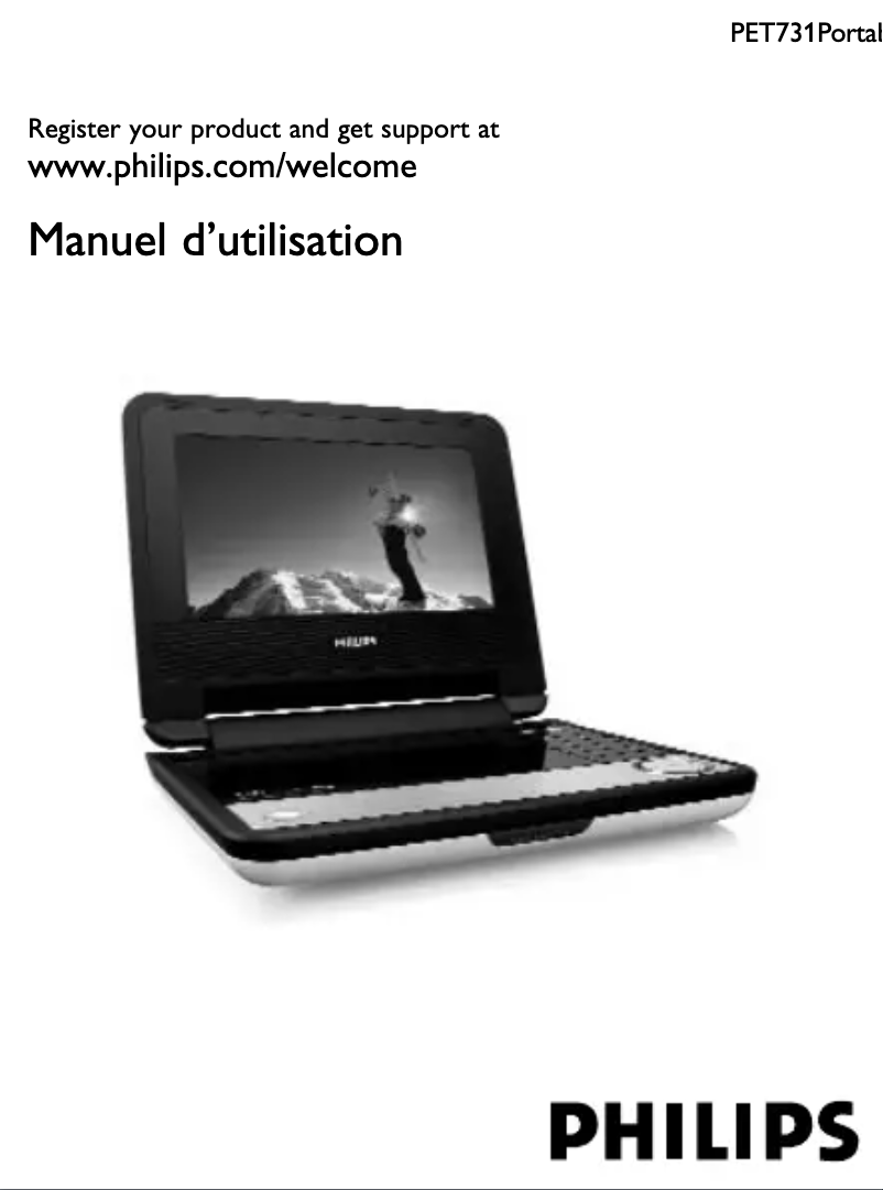 First page image of the manual for PET731